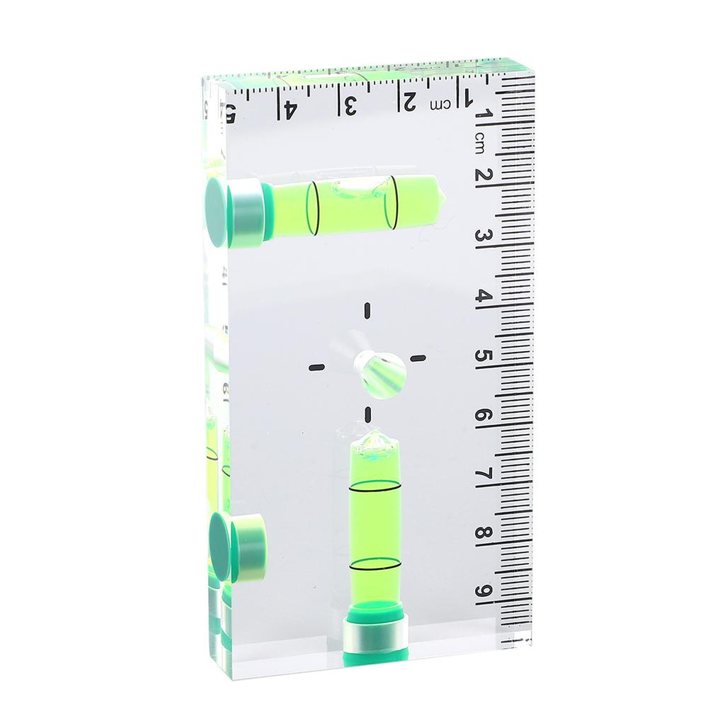 Мини Уровень с 3 Магнитами Компактный Акриловый Уровень для Горизонтальных и Вертикальных Измерений