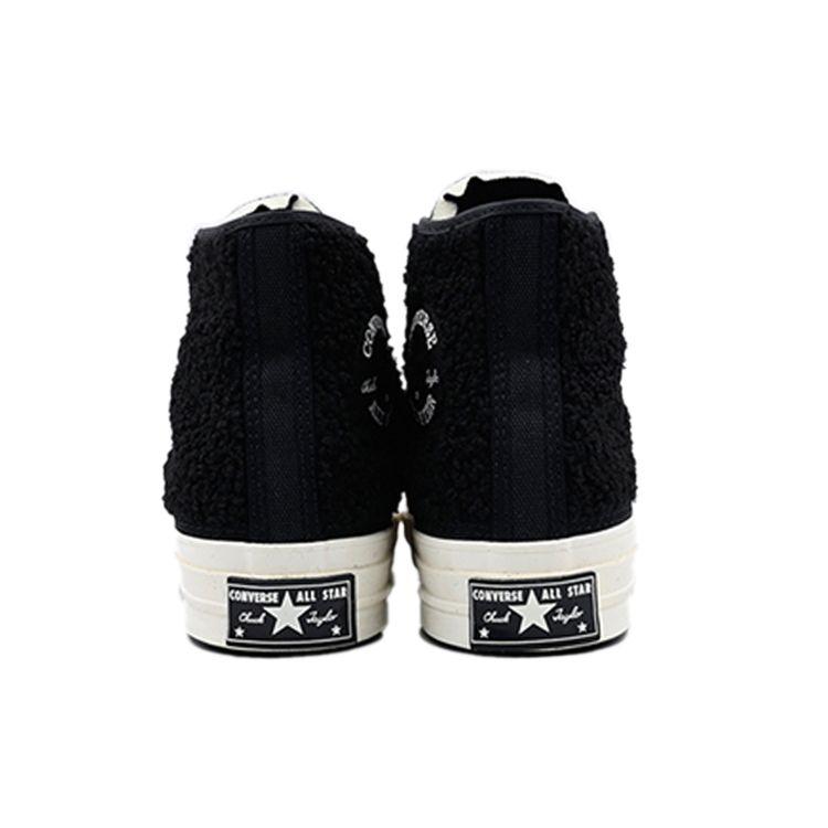 Converse Черные кроссовки унисекс Chuck 70 Varsity High Sherpa Egret 172005C