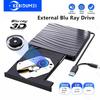 Внешние оптические приводы DVD RW CD Записывающее устройство Читающее устройство USB 3.0 Type C CD-плеер Для ПК Ноутбука Настольного компьютера Портативный DVD-записывающее устройство