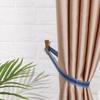Durable Modern Practical Curtain Holder Wall Hanger Mounted Metal Hooks Curtain Holdback