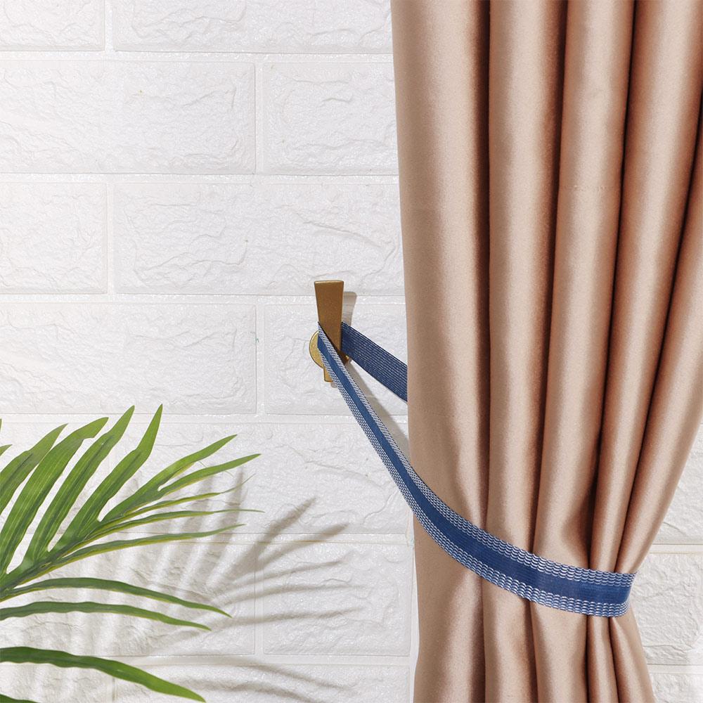Durable Modern Practical Curtain Holder Wall Hanger Mounted Metal Hooks Curtain Holdback