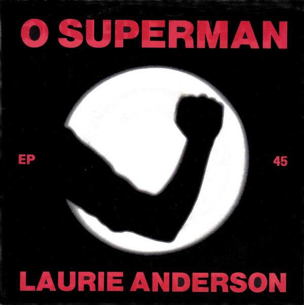 7-дюймовая пластинка ЛОРИ АНДЕРСОН O Superman K17870 Warner Bros. Re 1981 UK Рок Б/У