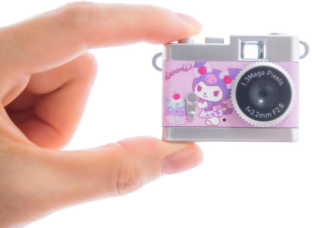 Kenko Digital Toy Sanrio Characters Sweets Photo and Video MicroSD Card 481080 Camera, Kuromi, 1.31 Megapixels, Recording, Slot,