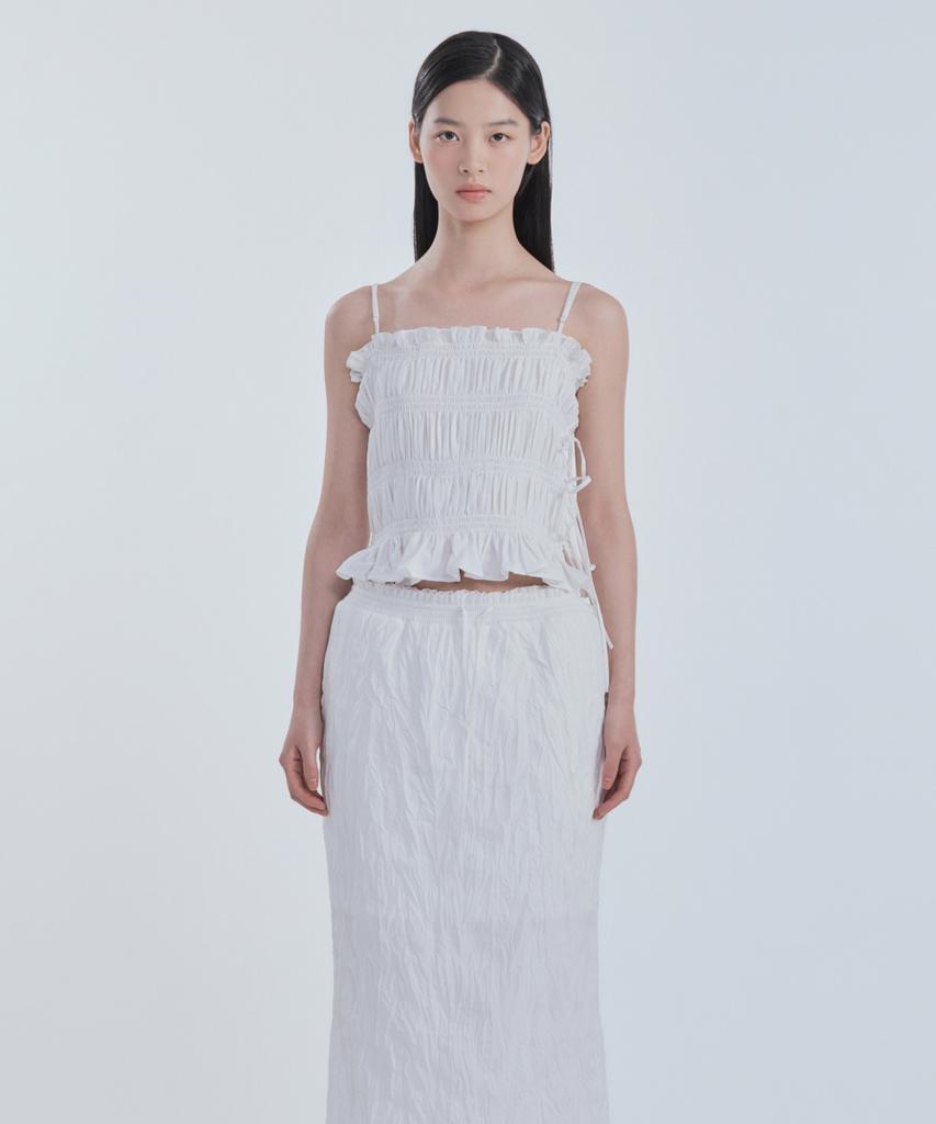 Юбка Marae от Mausolleum с эластичной талией - Белая