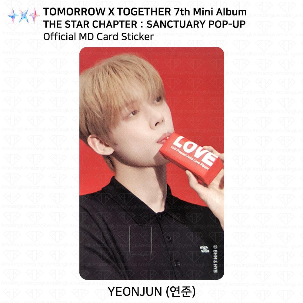 TXT 7-й мини-альбом The Star Chapter : SANCTUARY POP-UP MD Специальная фотокарточка