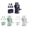 5 In 1 Rotary Cheese Grater With Handle Manual Vegetable Grinder Graters Base Suction J4Z6