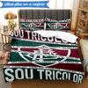 3PCS Champions Celebration Printed Soft Bedding Set,Including 1pc Duvet Cover And 2pcs Pillowcases Perfect for Bedroom, Dormitory, Fan gift