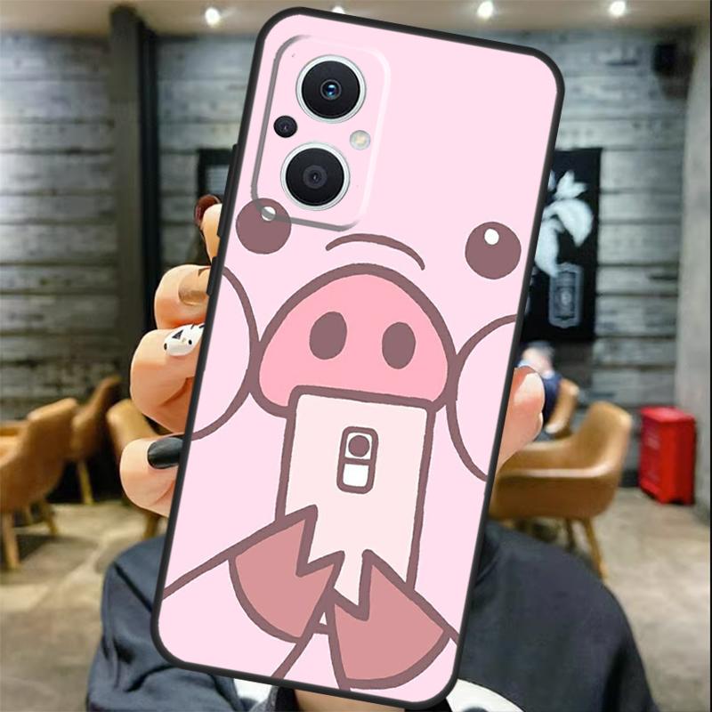 Очаровательный Милый Чехол со Свиньями Поросятами Для OPPO Find X5 X2 X3 Lite Neo X6 Pro OPPO Reno 6 7 8 Lite 2 3 4 5 Z 8T Чехол Funda