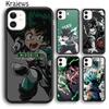 Чехол для телефона Krajews Boku no Hero Academia Midoriya Izuku для iPhone 14 5 6s 7 8 plus XR XS 11 12 13 pro max Galaxy S21 S22