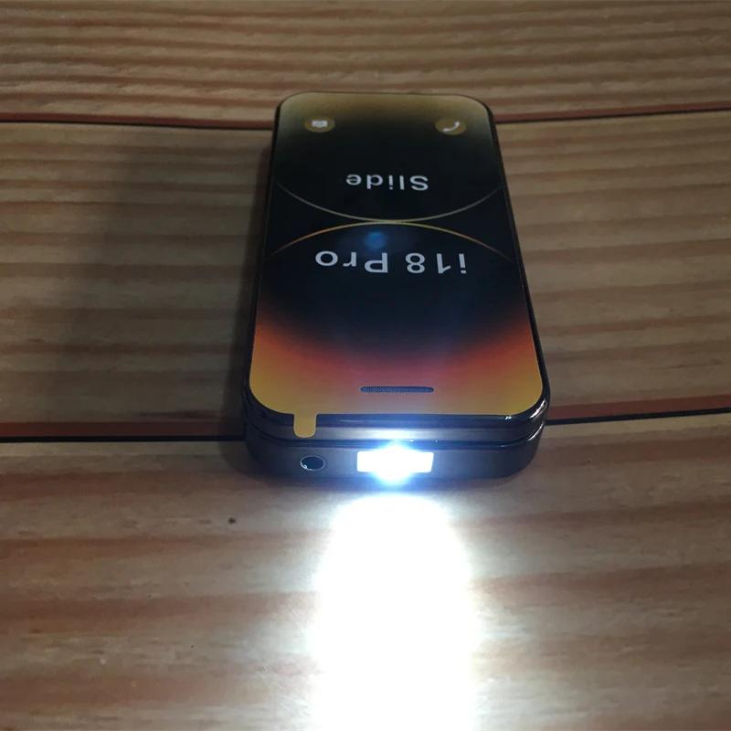 Мобильный телефон-слайдер с чехлом 2,4 дюйма, 2G GSM, две SIM-карты, MP3, MP4, камера, волшебный голос, фонарик, быстрый набор, FM, мини-телефон для леди