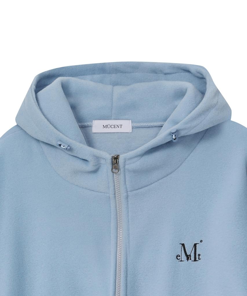 Mucent Snowing Fleece Two-Way Zip-Up Hoodie Unisex (3 Colors)