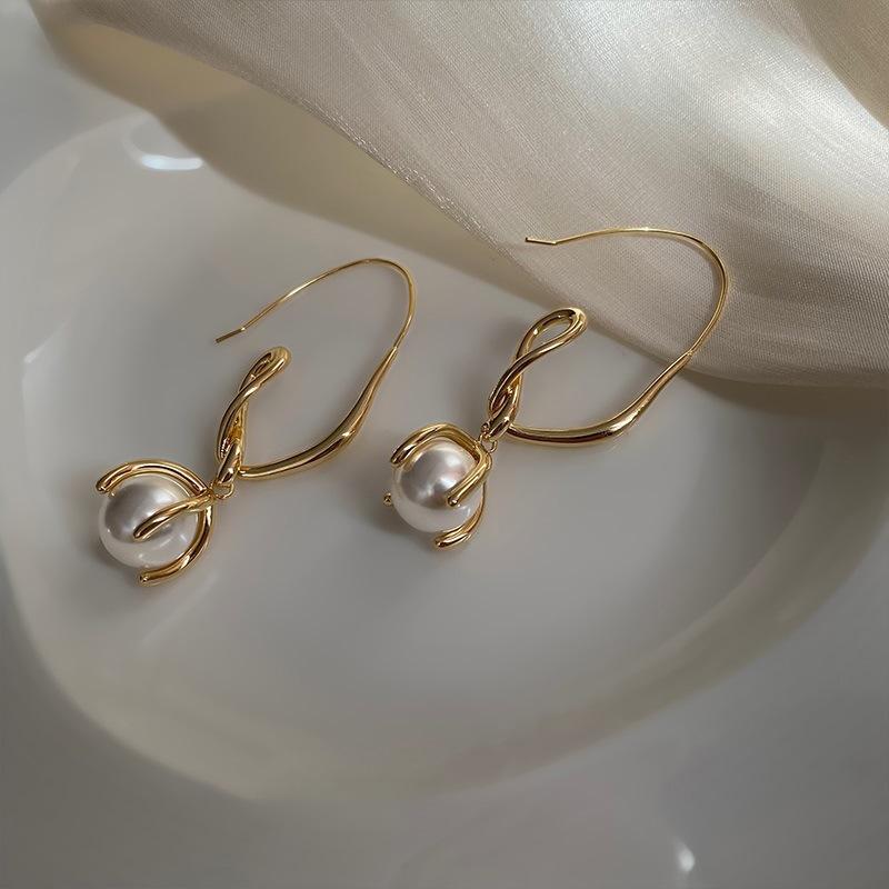 Женские серьги GemChic, модные серьги-гвоздики из цинкового сплава, круглые серьги-подвески, серьги-подвески, серьги на день рождения, рождественские украшения в подарок