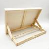 Wooden Tabletop Easel for Painting Adjustable Angle Book Holder Folding Drawing, Sketching Board