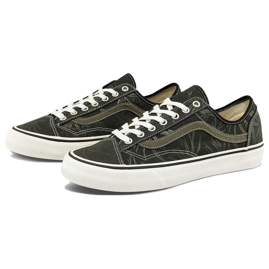 Vans Кроссовки унисекс Style 36 Decon SF Eco Theory — черные пальмовые кроссовки Marshmallow VN0A5HYRB98