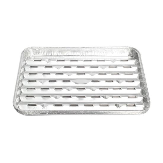 Yousheng 10/20Pcs Aluminum Foil Pans Heavy Duty Heat-Resistant Ribbed Bottoms Baking Trays Multifunctional Baking Trays
