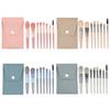 8 Pcs Mini Makeup Brush Set Portable Foundation Powder Blush Eyeshadow Eyelash Travel Brush