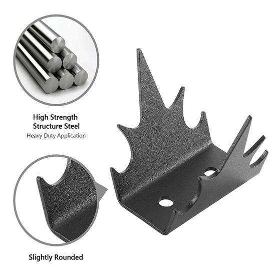 4/8 шт. Гвоздь для забора Шипы для забора против лазания Атмосферостойкий Защитный барьер Коммерческие шипы для забора