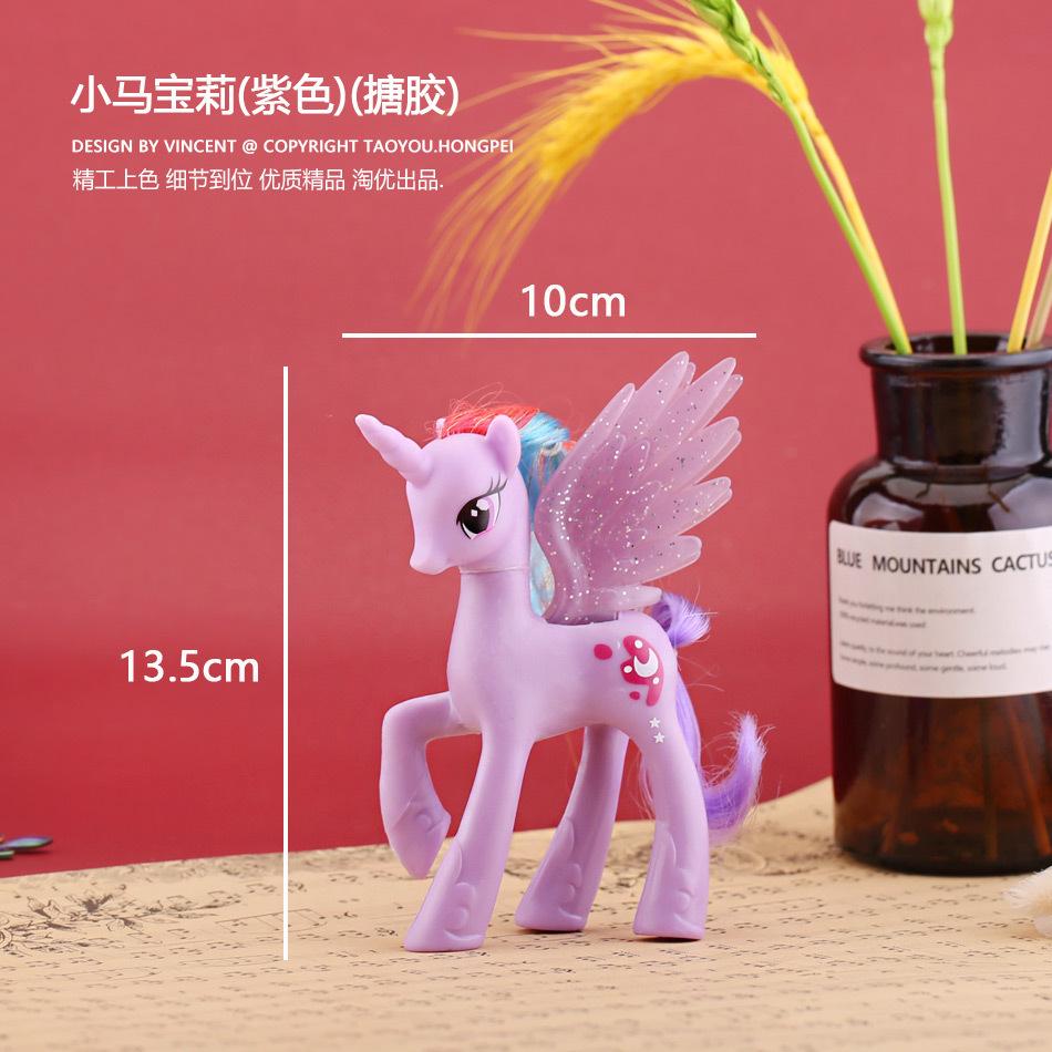 Новые плюшевые игрушки My Little Pony Сумеречная Искорка Пинки Пай Редкость Флаттершай Эпплджек Радуга Дэш Мягкая кукла Детский Рождественский подарок Обнимательная Пушистая 2
