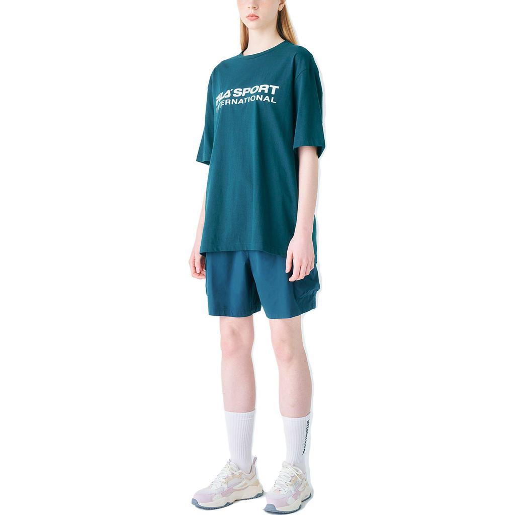 FILA Casual Shorts Unisex Green Moderate FS2TRF2131X-PIG