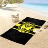 Maccabi Netanya FC Print Beach Towel, Large Soft Quick Dry Towel for Beach Camping Swimming
