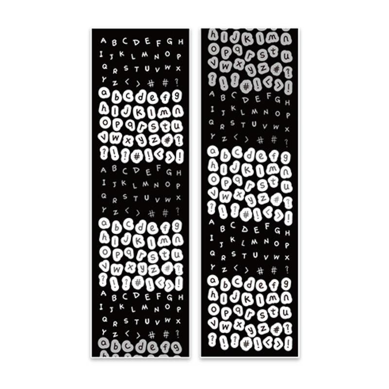 6Style1Roll/bag текстовые элементы высеченная лента для самостоятельного изготовления блокнота, календаря для стеклянной бутылки, украшения