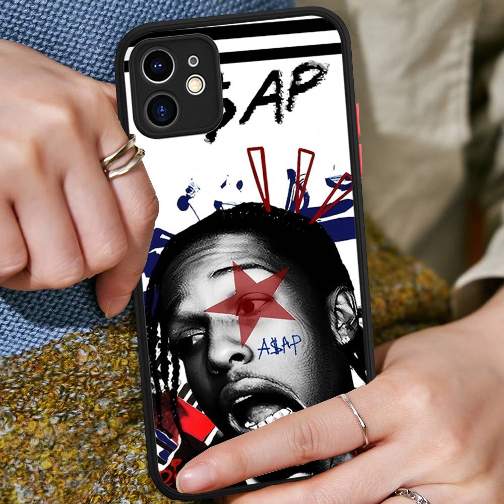 Hip Hop Rapper A-Asap R-Rocky Movie Phone Case For iPhone 11 12 13 14 15 16 Pro Plus X XS MAX Matte Bumper Shockproof Cover