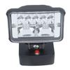 LED Flood Light Super Bright Outdoor Lights with Flash for Bosch 18V BAT Series Lithium Battery
