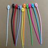 3 PCS Candy Colors Silicone Tie Silicone Material Key Lanyard  Bag Accessories Lanyard