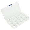 1Pcs Multi-Grid Transparent Storage Box Storage Box Medicine Box Free Assembly Finishing Box