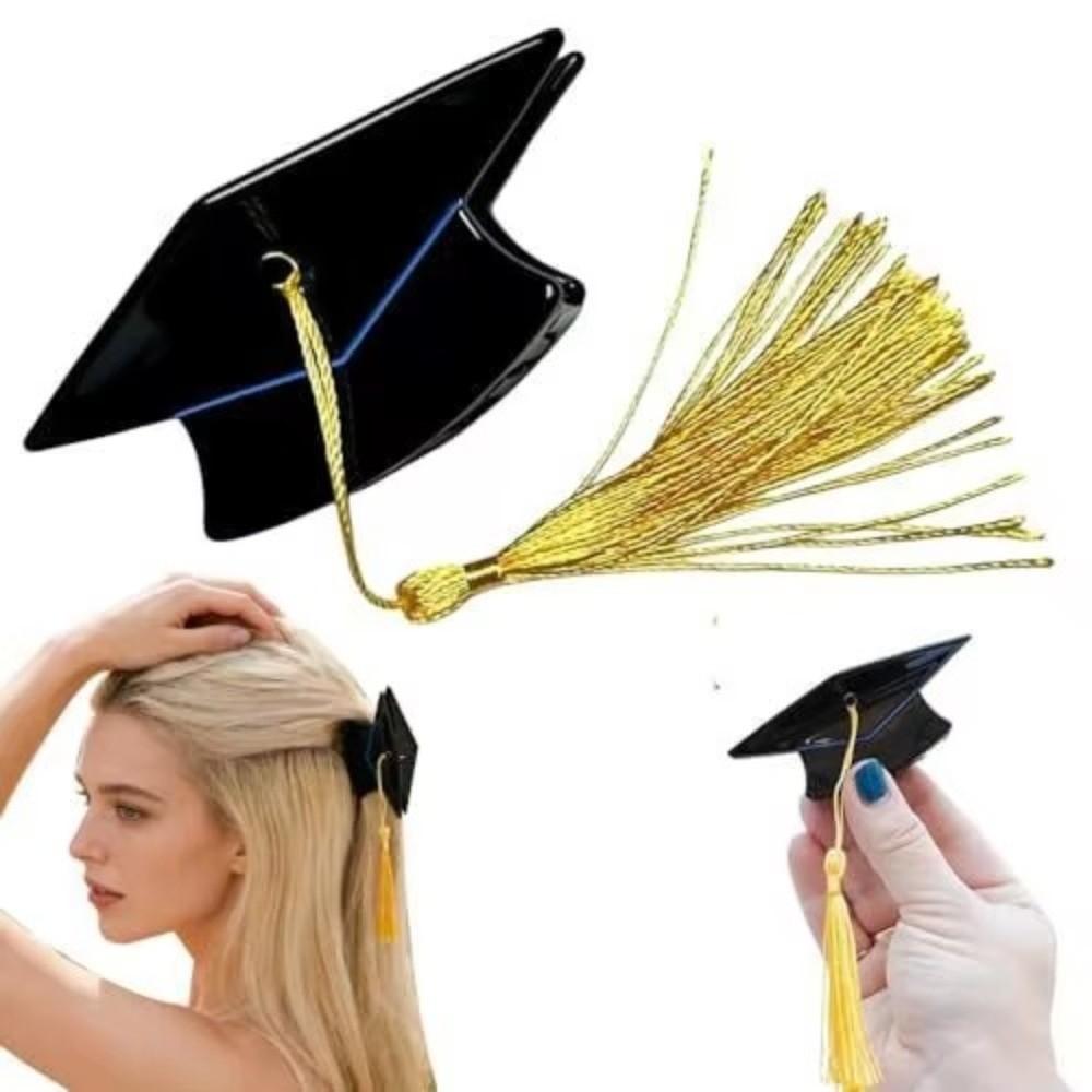 1/2Pcs Decorative Headwear Graduation Hair Claw Hair Accessories Hair Claw Clips Ceremony Event