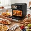 Air Fryer 10L, Large Capacity Oil-Free Air Fryer Oven, 1800W Digital Touchscreen, 8 Preset Cooking Functions, Viewing Window & Interior Light