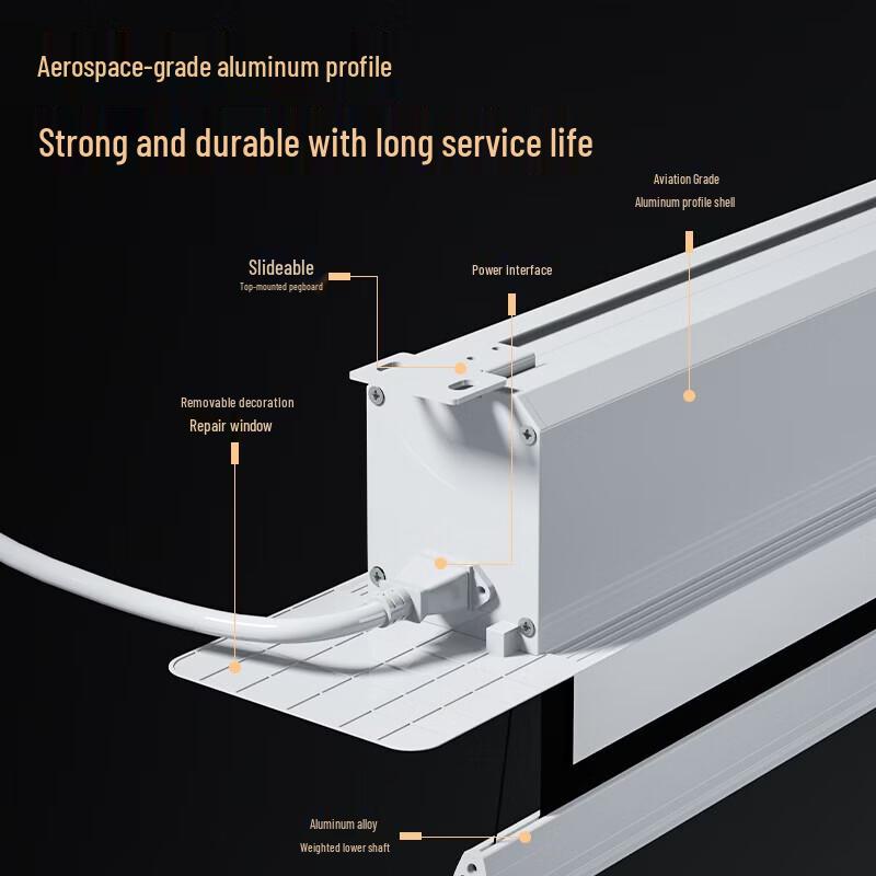 Deli MS901 Smart Electric In-Ceiling Projector Screen