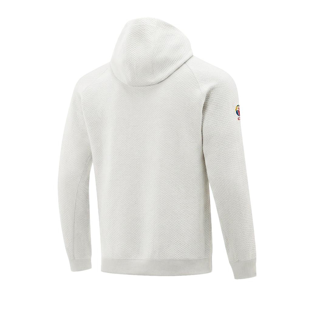 Men's Li-Ning CBA Sweatshirts Unisex Pearl White Hooded (Non-detachable) Moderate