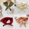 Warm Headscarf Shawl Multi-functional Triangle Knit Scarves New Knitted Triangular Scarf  Winter