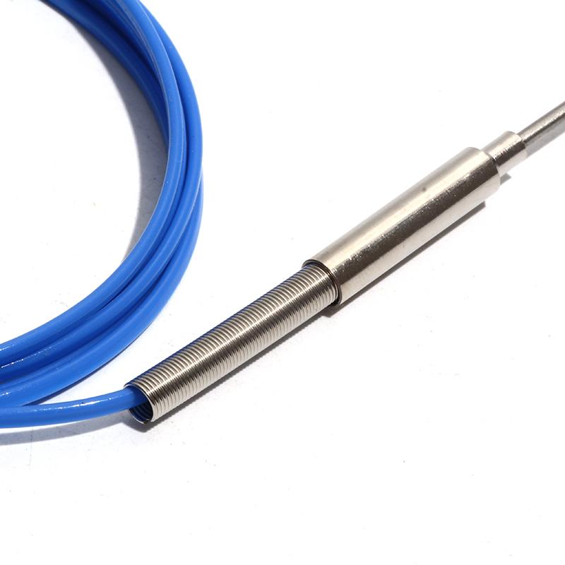 LUJINXUN Type K Armoured Thermocouple Sensor Bendable Probe Wire Dia.4mm/5mm/6mm 100/200/300/500mm Range 0-1100 Degree