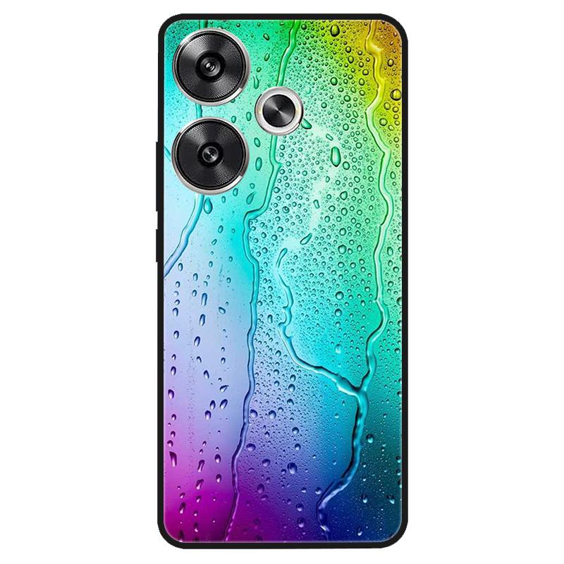 For Xiaomi Poco M6 4G Case Shockproof Soft Silicone TPU Bumper for Poco M6 4G Cover PocoM6 4G 2024 Lovely Luxury Cartoon Fundas
