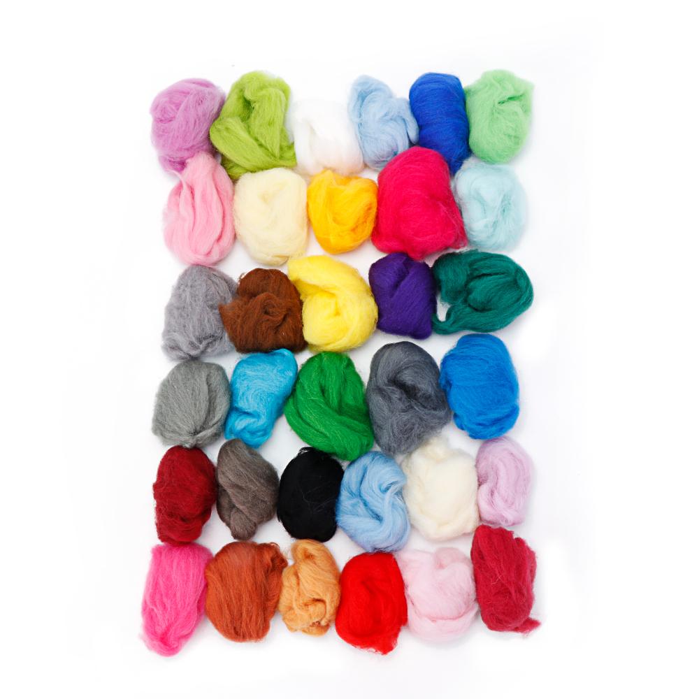 Supplies Foam Mat Wood Handle DIY Crafts Wool Roving Sewing Tool Set Felting Needle Felting Kit