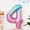 40-дюймовый Мечтательный Звездное Небо День Рождения Цифровой Алюминиевый Фольгированный Шарик Детский Праздник по Случаю Дня Рождения Декорация Сцены
