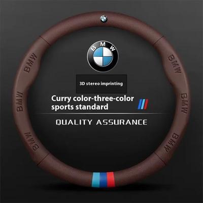 For BMW M X1 X2 X3 X4 X5 X7 E36 E39 E46 E60 E65 E90 F10 F15 F20 F25 F30 G20 G30 G05 1 3 5 6 7 Series Car Steering Wheel Cover FD38