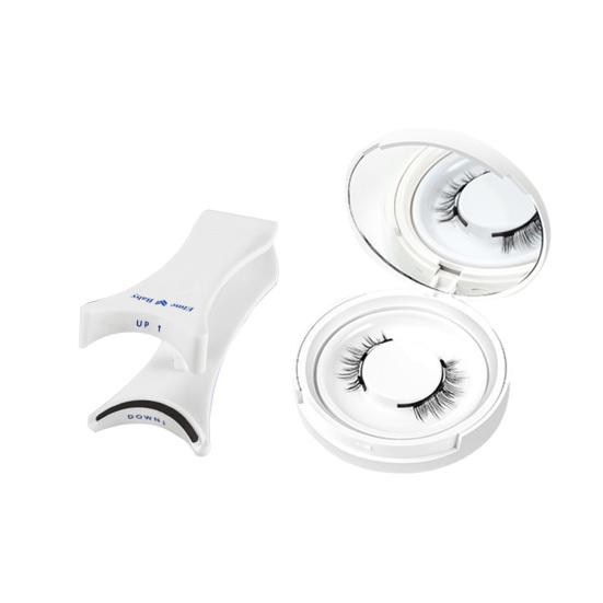 1 набор магнитных НАКЛАДНЫХ ресниц с зажимом-аппликатором для ресниц, многоразовые, натуральные, тонкие