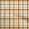 Cotton Flex Dark Peach Fabric Plaid Dress Material Fabric Print Fabric By The Yard 40 Inch