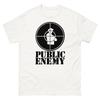 Public.Enemy Хип-хоп Темная Мишень Логотип Винтажный Рэп Уличная Одежда Футболка