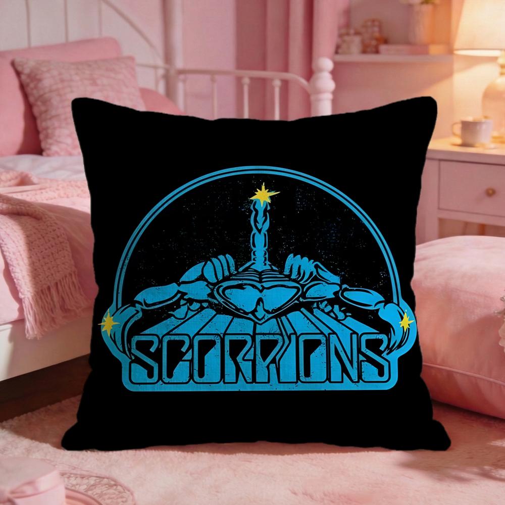 Scorpions Band Hot Cushion Cover Premium Comfort Reversible Pillow Cove Two In One Design For Any Room Car Interior