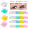 4Pairs Self-Adhesive Eyelash Lifting Kit with Silicone Lamination Pad Reusable 3D Lash Perm Rods Professional Eyelash Curler