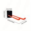 1Pcs Iron Garden Tool Organizer Screw Installation Wall Mounted Hook  for Shovel Rake Broom Hose