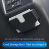 Universal Car Interior Card Holder Multi-function Portable Card Storage Box Car Sun Visor Card Slot Box