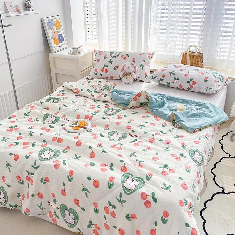 Duvet Summer Ice Cool Quilt Kids Air Conditioning Quilt/Duvet/Blanket Comforter Bed Duvets 150 Single Bed Quilt Bed Quilts