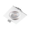 Lot de 10 spots LED encastrables 3en1 carré blanc 7W IP20 Dimmable