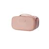 EACHY Cosmetic Bag, Makeup Brush Storage Pouch, Large Capacity Travel Toiletry Bag, Pink