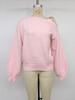 2026 Autumn Winter Asymmetrical Lace-up Bow Knit Sweater: European American Style, Long Sleeve, Women's Bestseller